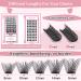 Lash Clusters 72 Pcs Individual Cluster Lashes DIY Lash Extension 8-16mm Eyelash Clusters Volume Wispy Lashes Super Thin Band Reusable Soft & Comfortable 8-16 mix Volume - Buy Online on SooperMarket.com