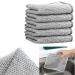 Wipes-Shiny Wire Anti-scratch Cleaning cloth double-layer wire-sparking loose protects sensitive surfaces from scratches steel wire cleaning cloth towel for kitchen (5PCs)