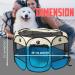 LongtimeUSA Portable Pet Puppy Playpen with Removable Shade Cover - Buy Online on SooperMarket.com