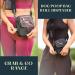 Purrfects Dog Walking Bag Crossbody | Black Waterproof Dog Treat Pouch with Poop Bag Dispenser - Durable & Convenient for Training - Buy Online on SooperMarket.com
