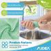AIDEA Kitchen Dish Cloth 12-Pack - Super Absorbent Coral Fleece Dish Cloths - Premium Microfiber Cleaning Cloths - Fast Drying & Reusable Dish Rags - Buy Online on SooperMarket.com