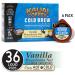 JAVA HOUSE Cold Brew Coffee Kauai Vanilla Macadamia Nut K Cup Pods (36 Count) - Hot or Iced Liquid Concentrate - 1.35 Fl Oz, Pack of 36 - Buy Online on SooperMarket.com