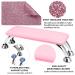 Professional Pink Leather Arm Rest for Nails with Wipes - Manicure Hand Pillow for Nail Techs - Buy Online on SooperMarket.com
