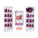 Buy KISS imPRESS No Glue Mani Press-On Nails - Dark Purple Squoval Shape - 30 Nails Included - Perfect for Easy Home Manicure - Buy Online on SooperMarket.com