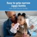 Dr. Brown s Milestones Narrow Sippy Bottle with 100% Silicone Handles Easy-Grip Bottle with Soft Sippy Spout 8oz/250mL BPA Free Light-Pink & Ecru 2 Pack 6m+ 2 Pack Light Pink & Ecru - Buy Online on SooperMarket.com
