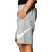 Nike Men's Sportswear Club Basketball Shorts - Dark Grey Heather/White - Size Large - Buy Online on SooperMarket.com