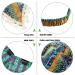 Shop Awaytr Elastic Hair Bands - Flower Pattern Chiffon Headbands with Clips | Pack of 3 | Stylish & Versatile Hair Scarves - Buy Online on SooperMarket.com
