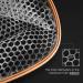 SlimFly Fly Fishing Landing Net - Soft Rubber Mesh Trout Net with Catch and Release Feature - Black Magnet/Square Head Design - Small Holes for Gentle Fish Handling - Buy Online on SooperMarket.com