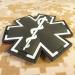 Glow Dark Black PVC EMS EMT Paramedic Morale Patch - Tactical Touch Fastener - Buy Online on SooperMarket.com