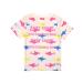 Baby Shark Girl's T-Shirt Glitter All Over Print Pink Top 4-5 Years Pink