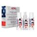 Billy Jealousy USA Hero Kit with USA Beard Wash hydrating leave-in USA Beard Control and USA Beard Oil to Cleanse Nourish Soften & Strengthen your Facial Hair