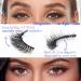 Narkysus Magnetic Eyelashes and Eyeliner Set - 3 Pairs 3D Reusable Lashes, 1 Tube Magnetic Eyeliner for Natural Mink Lashes - Long Lasting Magnetic Eyelashes - Pack of 1 - Buy Online on SooperMarket.com