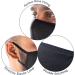 Reusable Face Masks CKDCARES Cloth Face Masks Pack of 5 pcs Washable Anti-Dust Unisex Cotton Made Black Perfect for Personal Use - Buy Online on SooperMarket.com