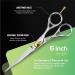 Suvorna 6 Professional Hair Scissors - Japanese Hairdressing Scissors for Men & Women | Barber Scissors with Razor Sharp Blades - 1 Count Pack - Buy Online on SooperMarket.com