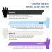 Meditrade Nitrile Examination Gloves - Medium Powder Free Hypoallergenic Heavy Duty Long Cuff Ambidextrous Disposable for Any Sector Bulk Buy (Large) (Violet) - Buy Online on SooperMarket.com
