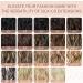 4PCS-11Clips Curly Synthetic Hair Extensions 22 Inches - Dark Blonde mix Bleach Blonde - Buy Online on SooperMarket.com