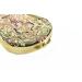 Jinvun Antique-Like Compact Mirror: Durable Travel Makeup Mirror - Shield Shape, Magnification, & Clear Reflection - Vintage Design - Unique Jewellery Gift - Gold02 - Buy Online on SooperMarket.com