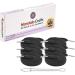 6 Pack 55 Inch Black Flat Drawstring Cord Set with Threader - Hoodie Drawstring Replacement - Buy Online on SooperMarket.com
