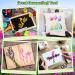 60-Piece Flowering Plants Stencil Set - Reusable DIY Craft Templates for Painting on Wood & Walls | Home Decor Paint Stencils - Buy Online on SooperMarket.com