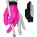 Billiard Pool Cue Glove by Fortuna - Classic Two-Colored - for Left Hand - Pink/Black Medium/Large - Buy Online on SooperMarket.com