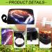 Card Binder for Football, Trading, MTG & TCG - Holds 400 Cards, 50 Removable Pages - Multicolor Collector Holder - Buy Online on SooperMarket.com