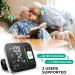 QGUGU Blood Pressure Monitor - Automatic Upper Arm BP Machine with Adjustable Digital Cuff Kit, Backlit Display, 240 Sets Memory - USB Cord & Carrying Case Included - Black - Buy Online on SooperMarket.com