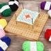 8 Bamboo Crochet Blocking Board Kit with Stainless Steel Rod Pins- Perfect Gift for Granny Squares Enthusiasts - Buy Online on SooperMarket.com