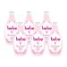 Bebe Body Lotion Soft Body Milk with jojoba oil and panthenol for dry skin 6 x 400ml