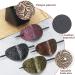 6-Piece Leather Hair Barrette Set for Women | Hair Accessories with Stick | Hair Clip Ponytail Pin for Long Hair - Buy Online on SooperMarket.com