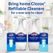 Clorox Bathroom Foamer Cleaner - Refillable Fresh Scent 1.13 Fl Oz - Household Essentials for a Sparkling Clean Home - Buy Online on SooperMarket.com