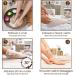 Larminly Foot Mask - Moisturizing Treatment for Dry Cracked Feet Calluses & Corns | 3 Pairs | Italian Quality - Buy Online on SooperMarket.com