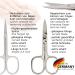 Three Swords 8 pcs Manicure Set 'Roma' | Premium Nail Care in Red Synthetic Leather Case | Scissors Clippers Tweezers & Glass Nail Files - Buy Online on SooperMarket.com