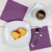 HEKU 100 Purple 3-Layer Napkins - 33x33cm | 5-Pack | Stylish & Highly Absorbent | Perfect for Events & Gastronomy | International Shipping Available - Buy Online on SooperMarket.com