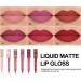 6-Piece Nude Matte Liquid Lipstick Set - Long Lasting, Waterproof Lip Gloss for Women - Gift for Makeup Enthusiasts - Set D - Buy Online on SooperMarket.com