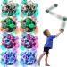 Wdjlnzb Astro Jump Ball 8 pieces Space Moon Ball Galaxy Ball rubber ball high jumps rubber ball spaceball super high bouncing bouncing jumping ball astro for children outdoors in the free party poison camouflage-8PCs