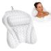 Bath Haven Bath Pillow Bathtub Pillow Back Neck Support Pillow, Spa Cushion for Tub, Relaxing Headrest Bath Pillow, Portable Washable Bathtub Accessories with 3D Air Mesh Thick Soft Bath Pillow, White 0
