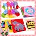 Pllieay Kids 10-in-1 Cross Stitch Beginner Kit with 10 Patterns, Plastic Canvas, and Colored Threads - Needlepoint Starter Set for Kids - Buy Online on SooperMarket.com