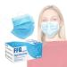 FFG Face Mask 50PCS Adult Disposable Masks 3-Layer Filter Protection with Elastic Ear Loop for Men Women Blue (#11000)