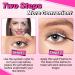 PRO Self Adhesive Eyelashes Kit - 120pcs Lash Clusters & Essentials | Easy Home Application | Lash Fixative Remover & Applicator Included - Begonia D-10-18mix - Buy Online on SooperMarket.com