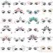 SIQUK 24 Sets Face Jewels Stickers Mermaid Face Gems Rave Face Crystal Rhinestone Face Jewel Gems for Festival Rave Carnival Party
