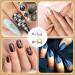 Lusofie 30Pcs 3D Star Rhinestone Nail Charms - Silver & Gold Alloy Star Gems for Nail Designs - DIY Nail Accessories - Buy Online on SooperMarket.com