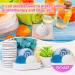 3-Piece Silicone Ice Cream Ball Mold Set for DIY Kitchen Baking | Ideal for Wedding Cake, Chocolate, Desserts, and Aromatherapy Plaster Mold - Buy Online on SooperMarket.com