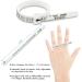 Metal Ring Sizer Tool Set - Ring Gauges with Finger Sizer Mandrel for Jewelry Sizing - Metallic - Buy Online on SooperMarket.com