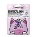The Cr me Shop Be Magical Skin! Animated Rainbow Unicorn Face Mask Extract from Watermelon Pineapple Avocado and Blueberry 4-In-1 Infused Mask Youthful Look Forever - 3Pack