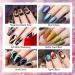 9D Cat Eye Gel Nail Polish Set - 6 x 8ml Magnetic Chameleon Colors with 1 Magnet | Soak Off Galaxy Effect Nail Art Gift for Women - Buy Online on SooperMarket.com