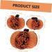 ORFOFE 3pcs Halloween Pumpkin Photography Props Pumpkin Plush Thanksgiving Throw Pillow Pumpkin Stuffed Animal Halloween Pumpkin Adorn Pumpkin Shaped Home Decor Desktop Supplies Pp Cotton Orange2 15X15X15CM - Buy Online on SooperMarket.com