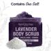 Lavender Sea Salt Body Scrub with Shea Butter and Aloe Vera - 340g/12oz - Buy Online on SooperMarket.com