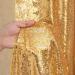 Gold Sequin Backdrop Curtain Panels - 2 Pieces 2FTx8FT for Stage, Wedding, Party - Stunning Gold Background Drapes - Buy Online on SooperMarket.com