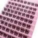 Selawasty 80pcs D Curl Mega Volume Eyelash Extension Clusters - DIY Wispy Lashes Cluster Kit (S4-D-8-16MIX) - Buy Online on SooperMarket.com