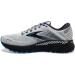 Brooks Adrenaline GTS 22 Men's Sneakers - Textile Lining, Synthetic Sole, Soft Cushioning - 10.5 Wide Oyster/India Ink/Blue - Buy Online on SooperMarket.com